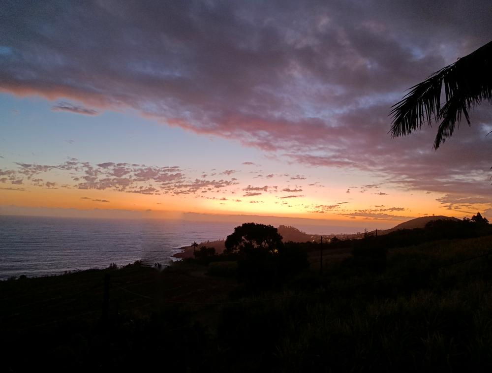 Coucher de soleil sur la côte de Saint-Joseph